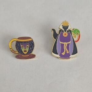 Loungefly Evil Queen Teapot And Cup Pin Set
